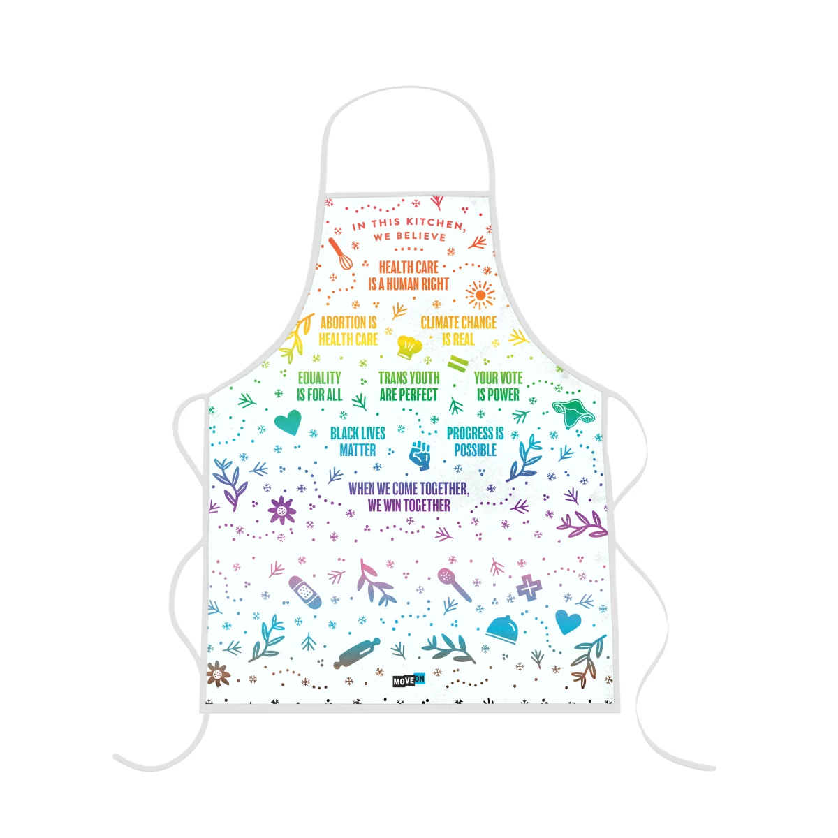 “In This Kitchen, We Believe …” Apron - Image 5