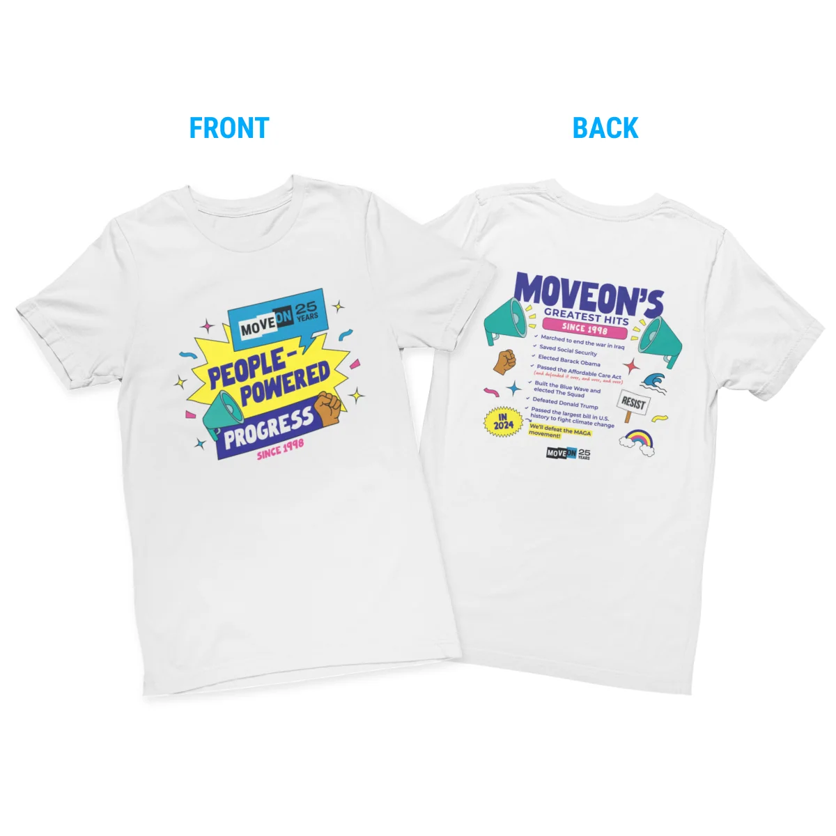 "People-Powered Progress Since 1998" Unisex T-Shirt - Image 2