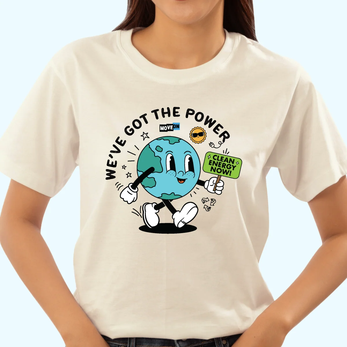 "We've Got the Power!" Unisex Cotton T-Shirts - Image 2
